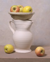Henri Peyre & Catherine Auguste - Cruche blanche aux pommes