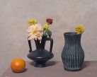 Henri Peyre & Catherine Auguste - Deux vases noirs